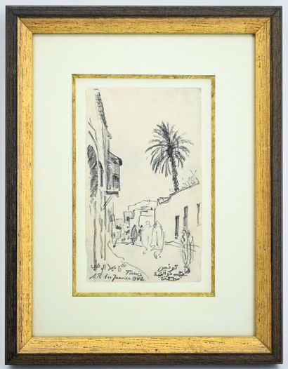 Alexandre ROUBTZOFF (1884-1949)
Tunis ruelle...