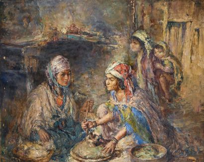 Edouard VERSCHAFFELT (1874-1955)
Scène d'intérieur...