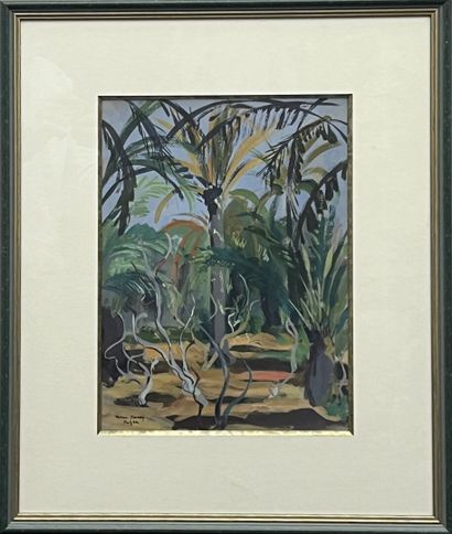 Hélène FAREY (1909-?)
Meftah
Gouache signed...