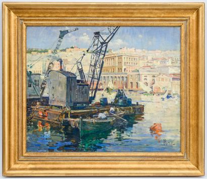 Alexandre RIGOTARD (1871-1944)
Port d'Alger
Huile...