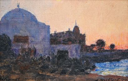 Alexandre ROUBTZOFF (1884-1949)
Paysage orientaliste...