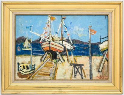 Gilles GORRITTI (1939-2019)
Boats, 1966
Oil...