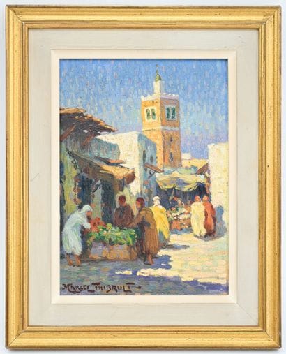 Marcel THIBAULT (1898-1944)
Un coin du Souk...