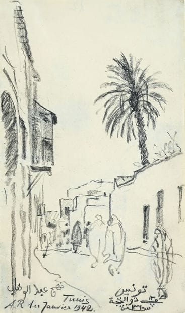 Alexandre ROUBTZOFF (1884-1949)
Tunis ruelle...