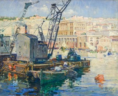 Alexandre RIGOTARD (1871-1944)
Port d'Alger
Huile...