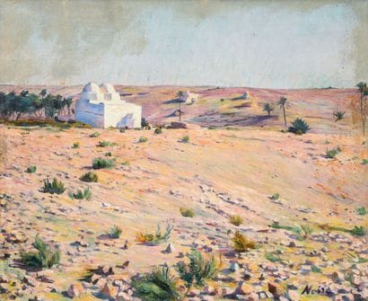 Maxime NOIRE (1861-1927)
Orientalist landscape
Oil...
