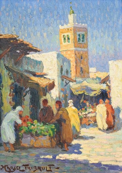 Marcel THIBAULT (1898-1944)
Un coin du Souk...