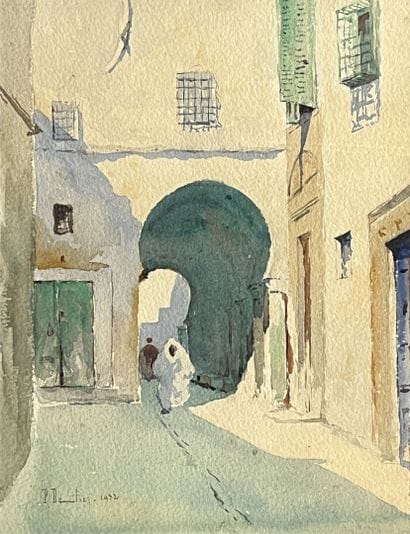 ORIENTALIST SCHOOL, 1932
Lively alley, Tunisia,...