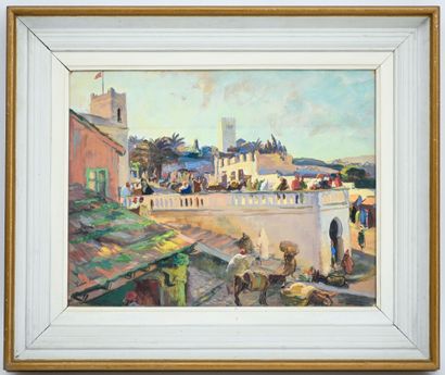 Louis Adolphe RIOU (1893-1958)
Paysage orientaliste...