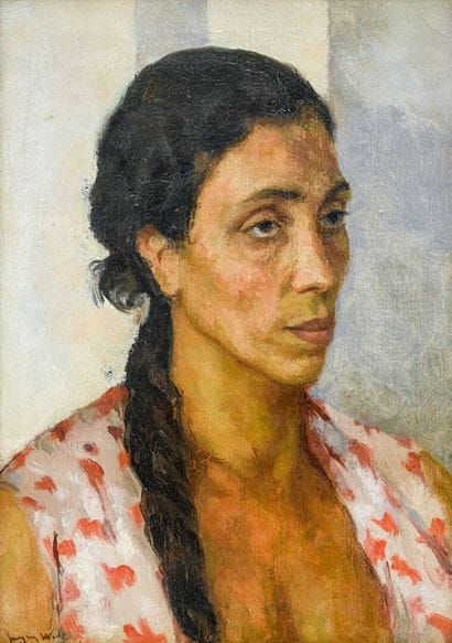 Jacques WOLF (1896-1956)
Femme à la tresse
Huile...