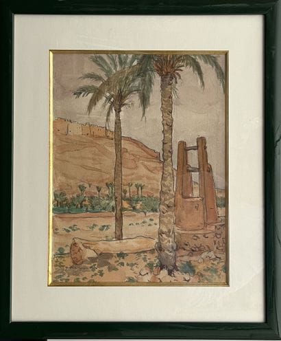 Jacques WOLF (XXe)
Ghardaïa
Aquarelle signée...