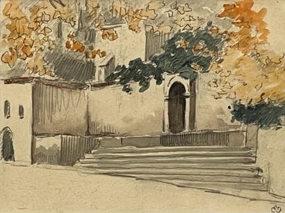 20th CENTURY ORIENTALIST SCHOOL
The steps
Pencil...