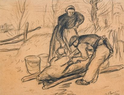 Jean LAUNOIS (1898-1942)
Cutting up a wild...