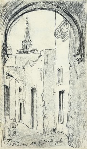 Alexandre ROUBTZOFF (1884-1949)
Tunis, ruelle...