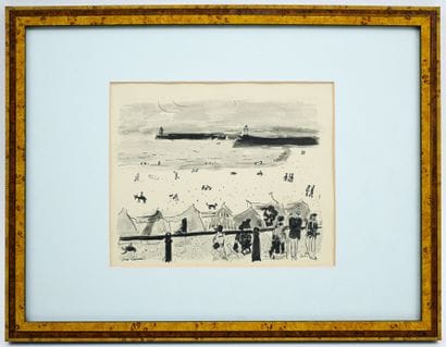 Jean LAUNOIS (1898-1942)
Beach
Ink and wash...