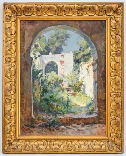 Marius REYNAUD (1860-1935)
Jardin algérien
Huile...