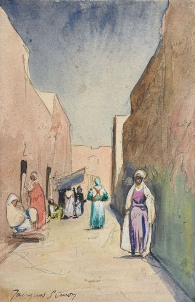 Jacques SIMON (1875-1965)
Rue des Ouled-Nail...
