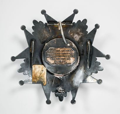 Plaque de grand-croix de la Légion d'Honneur...