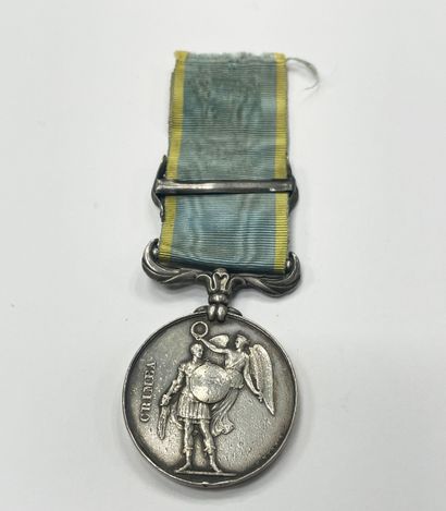 British Crimean Expedition medal, round silver...