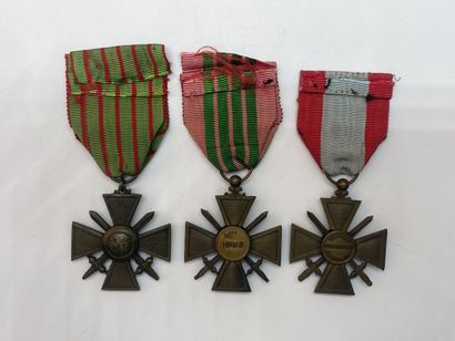 Lot of three WWII-era British decorations...