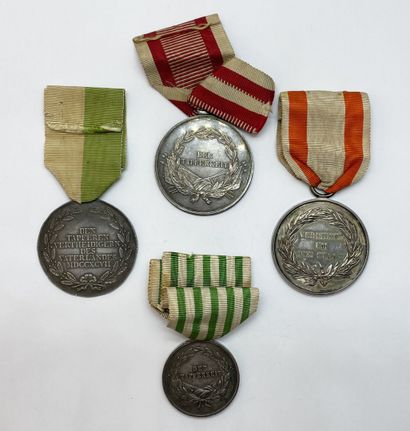 Interesting set of four Austrian decorations:...