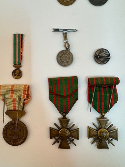 Lot of various French decorations relating...
