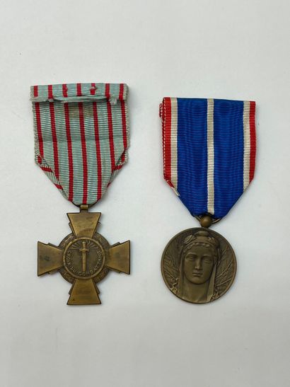 Lot of various ordinance or half-size decorations,...