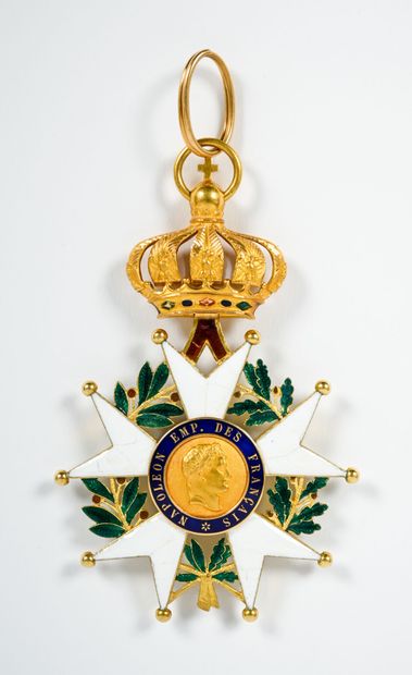 Beautiful gold and enamel Second Empire Légion...