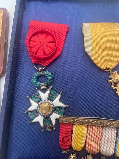 Lot of French decorations relating to the...