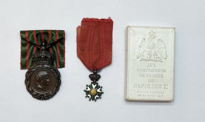 Saint Helena medal, two-sided bronze module,...