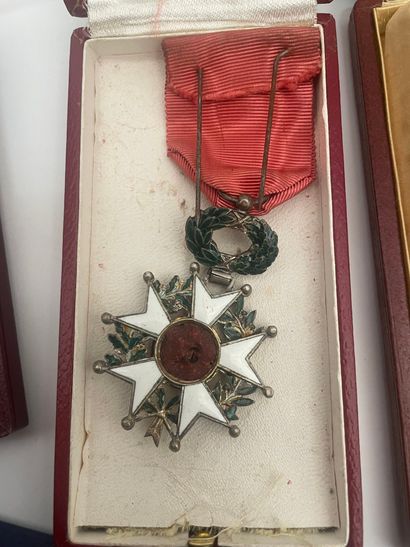 Lot of French decorations relating to the...