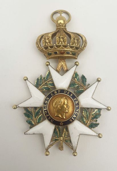 Beautiful gold and enamel Second Empire Légion...