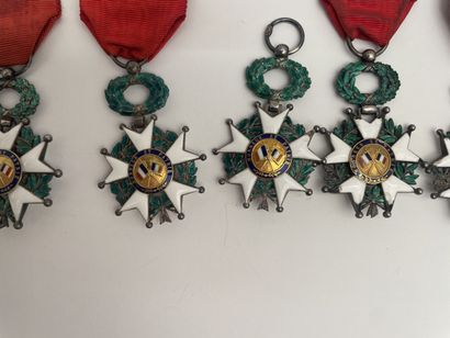 Lot of 8 chevalier de la légion d'honneur...