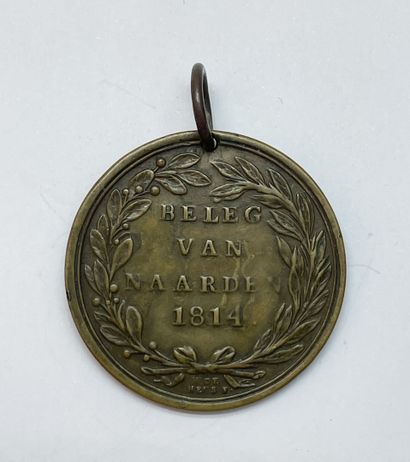 Rare Dutch medal commemorating the siege...