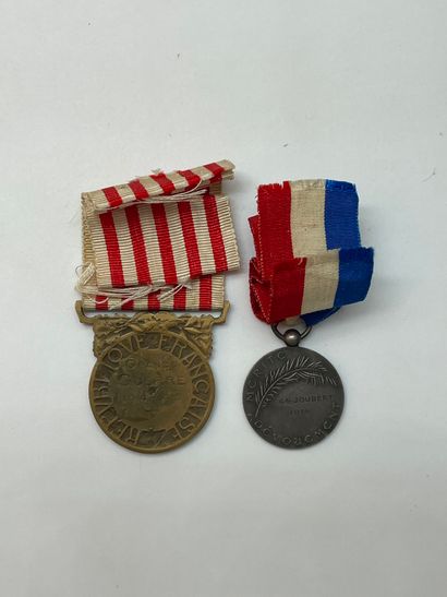Lot of various ordinance or half-size decorations,...