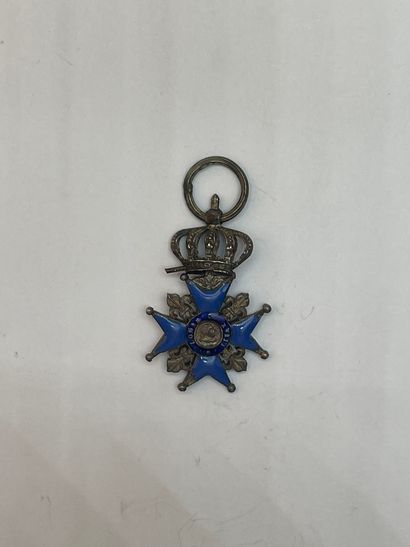 Set of 4 silver and enamel reductions of...