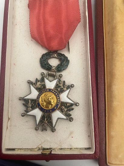 Lot of French decorations relating to the...