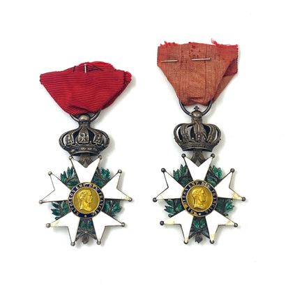 Set of two Chevalier de la Légion d'Honneur...