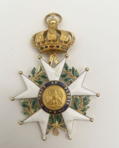 Beautiful gold and enamel Second Empire Légion...