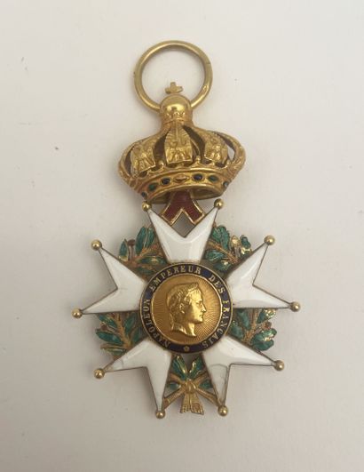 Gold and enamel Second Empire Chevalier de...