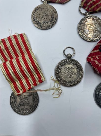 Lot of 8 Italian Campaign commemorative medals,...