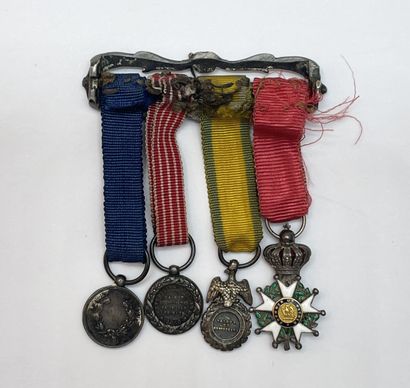 Nice barrette of decorations assembled as...