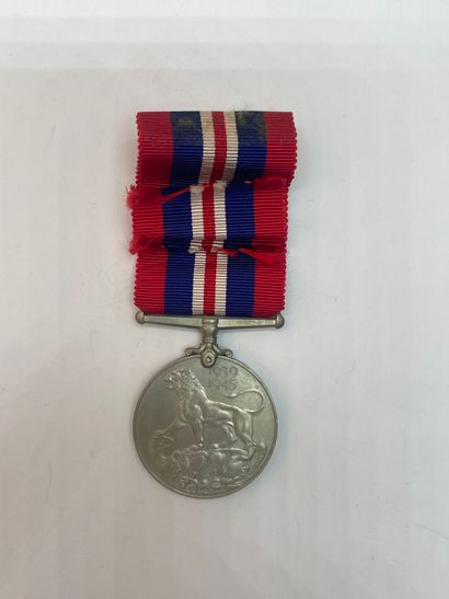 Lot of three WWII-era British decorations...