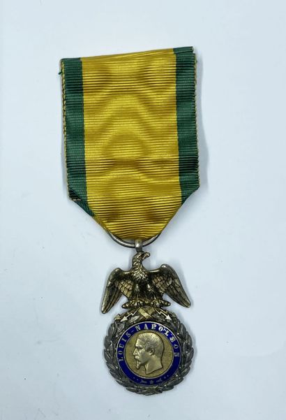 Second type military medal, Second Empire,...