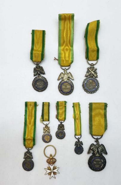 Lot of reductions and miniatures of IIIème...