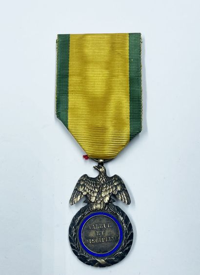 Second type military medal, Second Empire,...