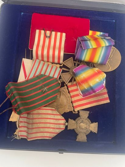 Lot of French decorations relating to the...
