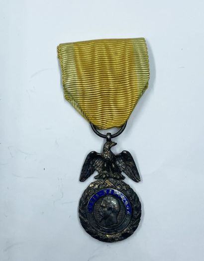 Second type military medal, Second Empire,...