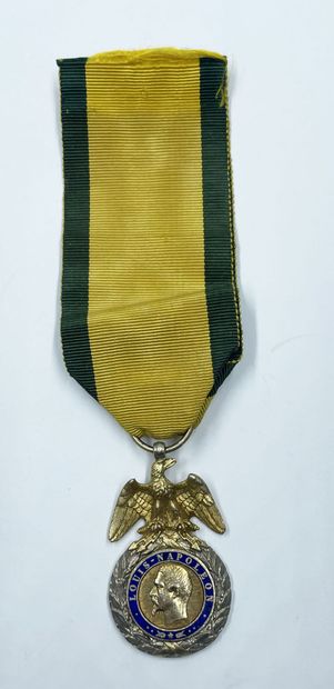 Second type military medal, Second Empire,...