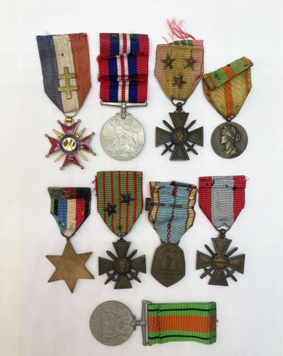 Lot of three WWII-era British decorations...